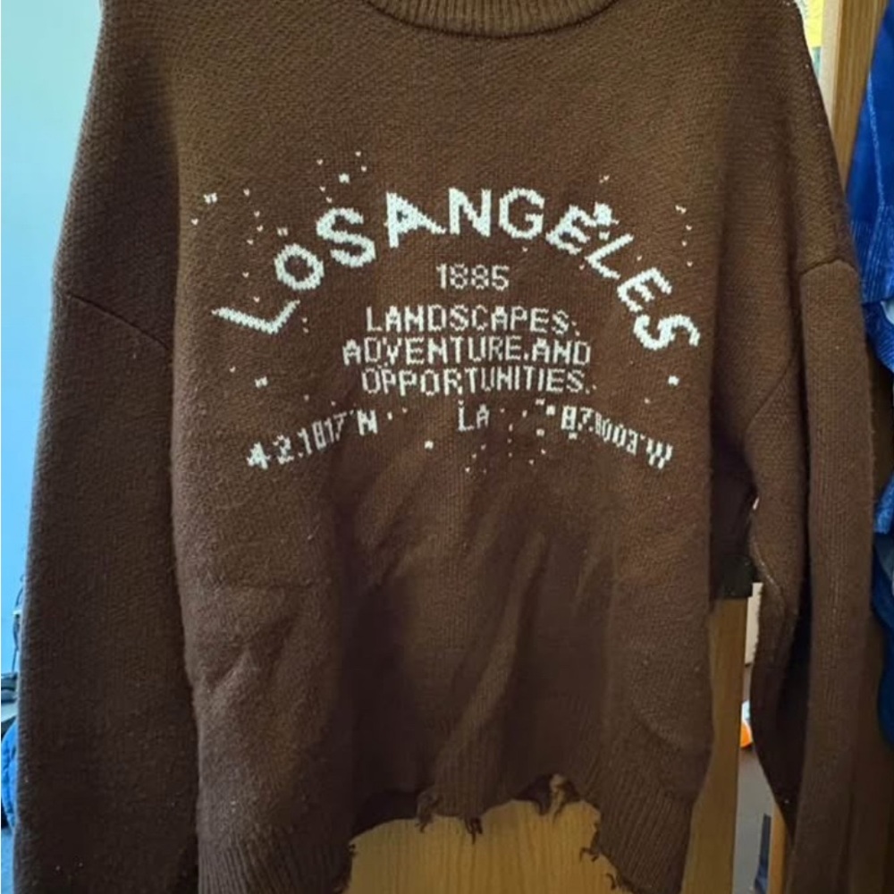 PacSun Brown Men's Sweater Cardigan